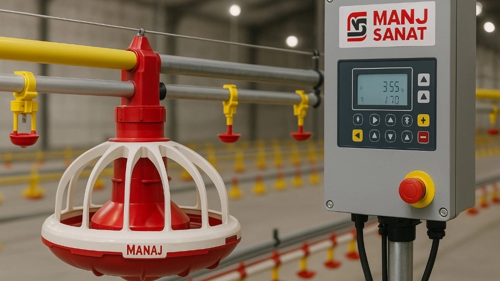 Automatic poultry farming of professional managers with Mannaj Sanat equipment Automatic poultry farming of professional managers with Mannaj Sanat equipment
