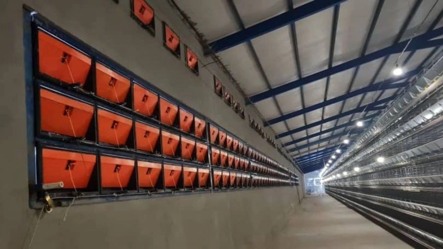 Air inlet shutter of export quality chicken farm in Tehran and its role in ventilation Air inlet shutter of export quality chicken farm in Tehran and its role in ventilation